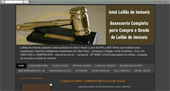 Desktop Screenshot of ismeleiloesdeimoveis.com
